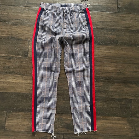 MOTHER Pants - MOTHER Amazing Striped Trouser Pant Sz 25 NWT $358!!